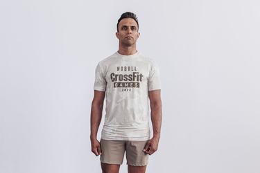 Nobull Crossfit Games® 2022 Men's T Shirts Camo | Australia (AB9561)